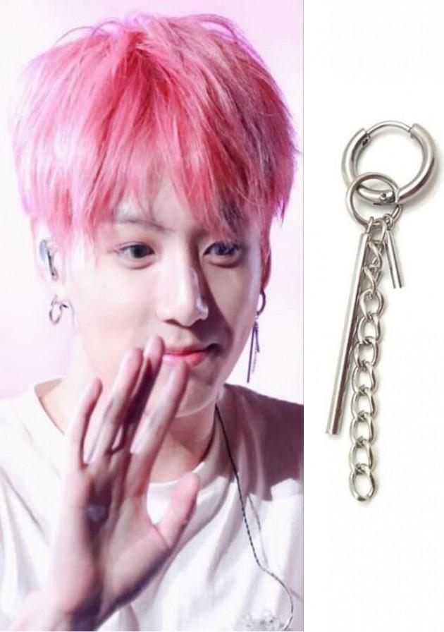 Bông tai idol JUNGKOOK style Unisex