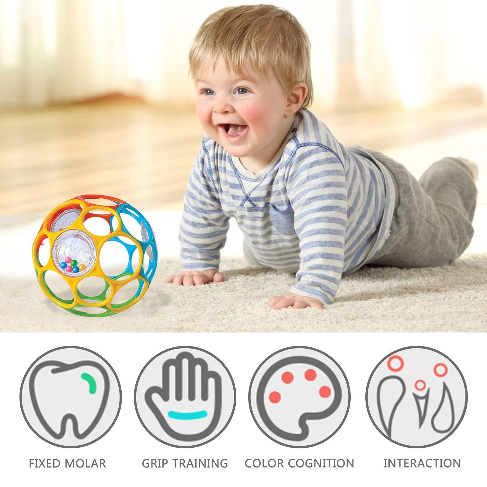 Bóng cảm giác Đồ chơi trẻ em linh hoạt và bóng đàn hồi khác nhau để phát triển cảm giác cho trẻ em từ 3 tháng