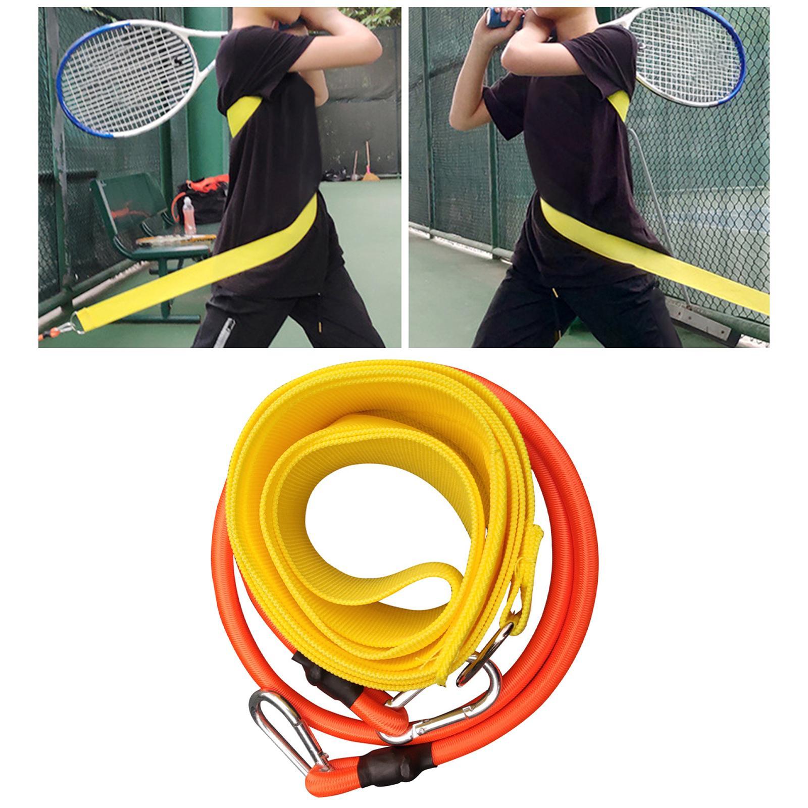 Swing Resistance Bands Elastic Rope Tennis Swivel Belt Pull Rope for Pilates and GYM