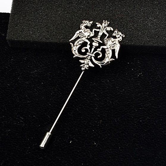 Brooch ghim cài áo cao cấp Rồng Vàng