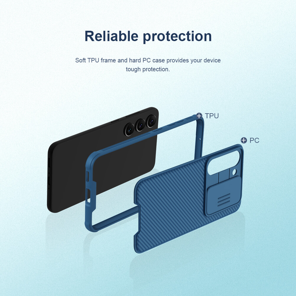 Ốp lưng chống sốc bảo vệ camera cho Samsung Galaxy S23 / S23 Plus hiệu Nillkin Camshield Pro chống sốc cực tốt, chất liệu cao cấp, có khung & nắp đậy bảo vệ Camera - hàng nhập khẩu