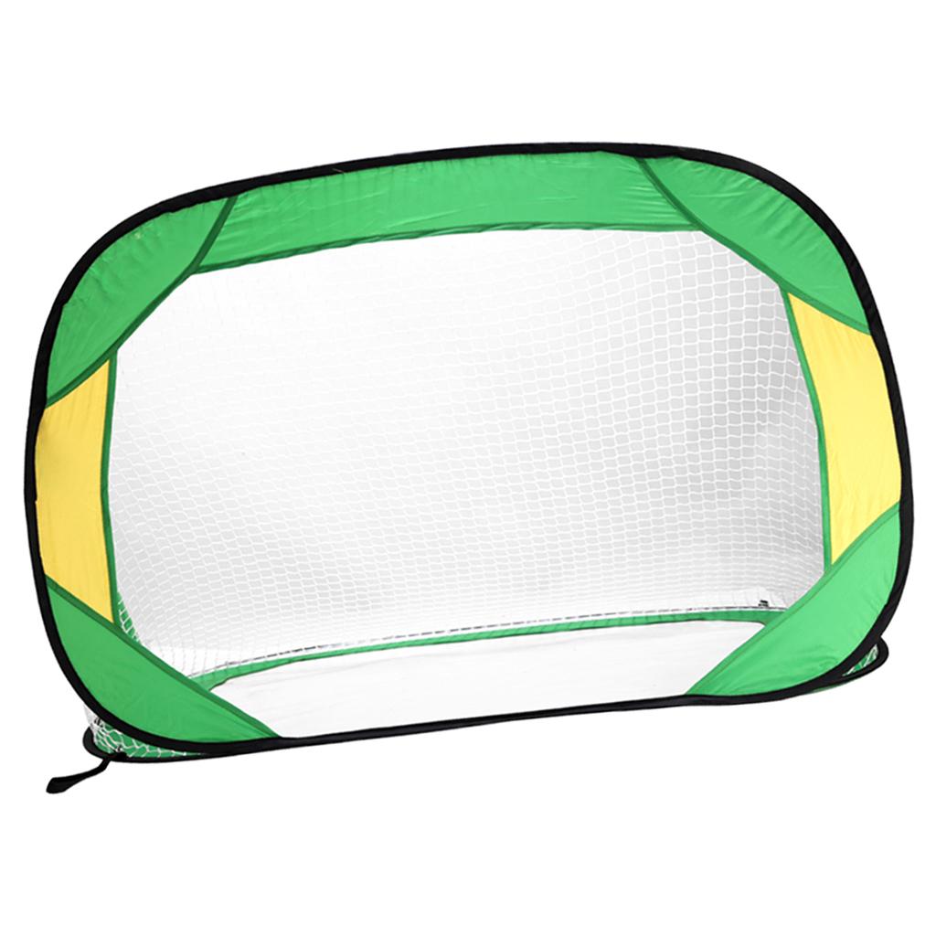 Green Color Folding Portable Football Gate Net Goal Soccer Practice Kit