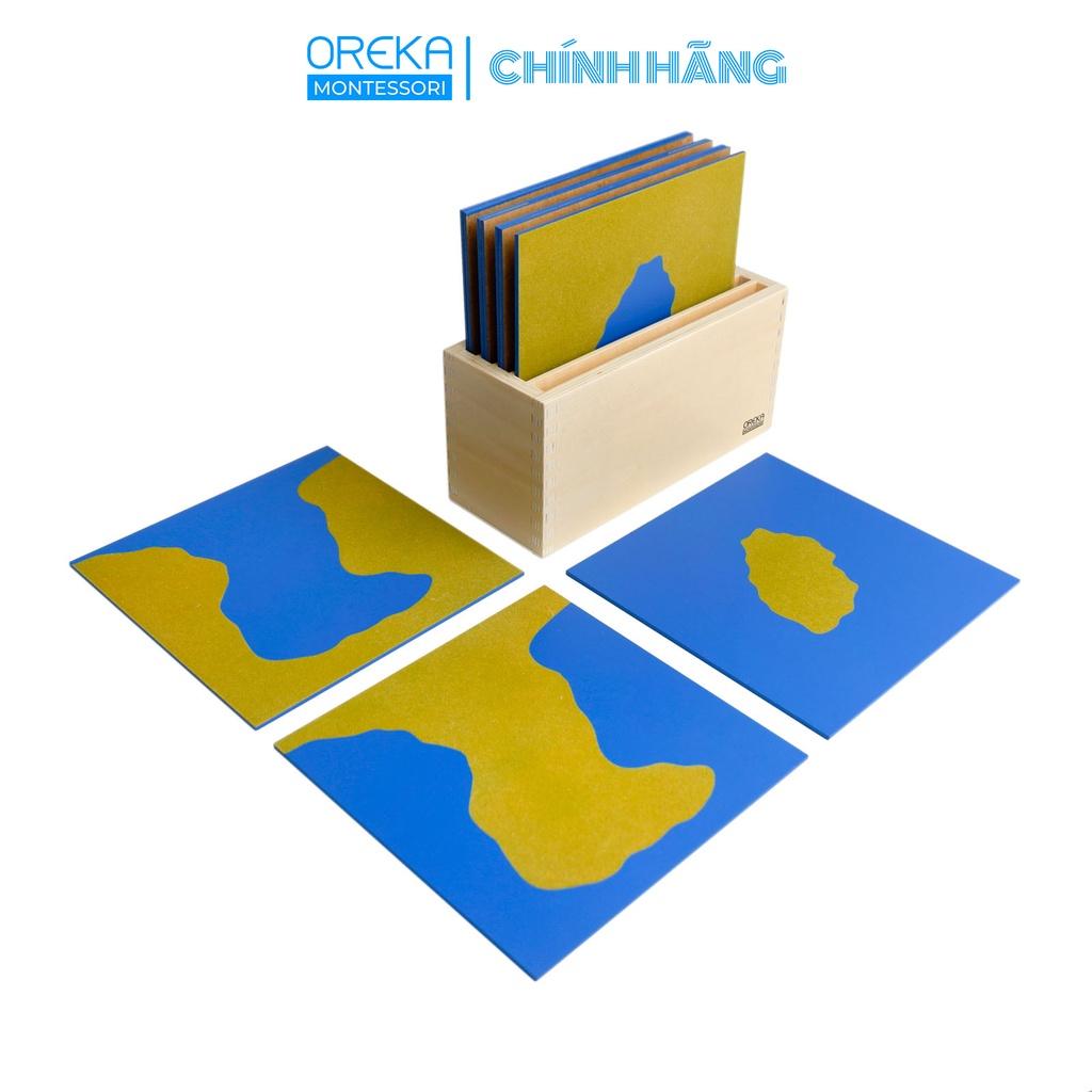 Đồ chơi trẻ em Oreka Montessori Thẻ Các hình thái Đất - 0720200