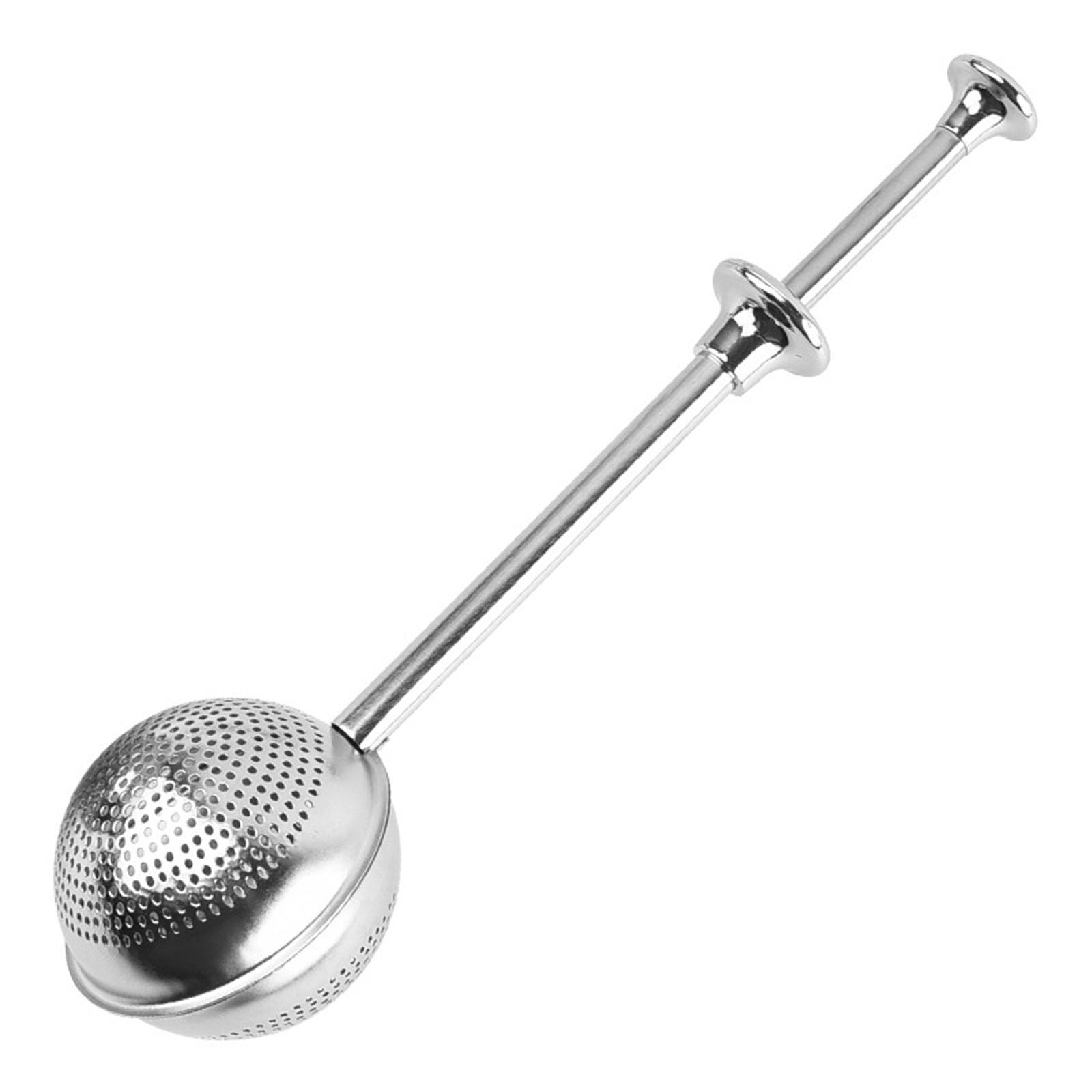 Push Style Tea Infuser Strainer Tea Bag Spice Tea Tool for Seasoning Spice