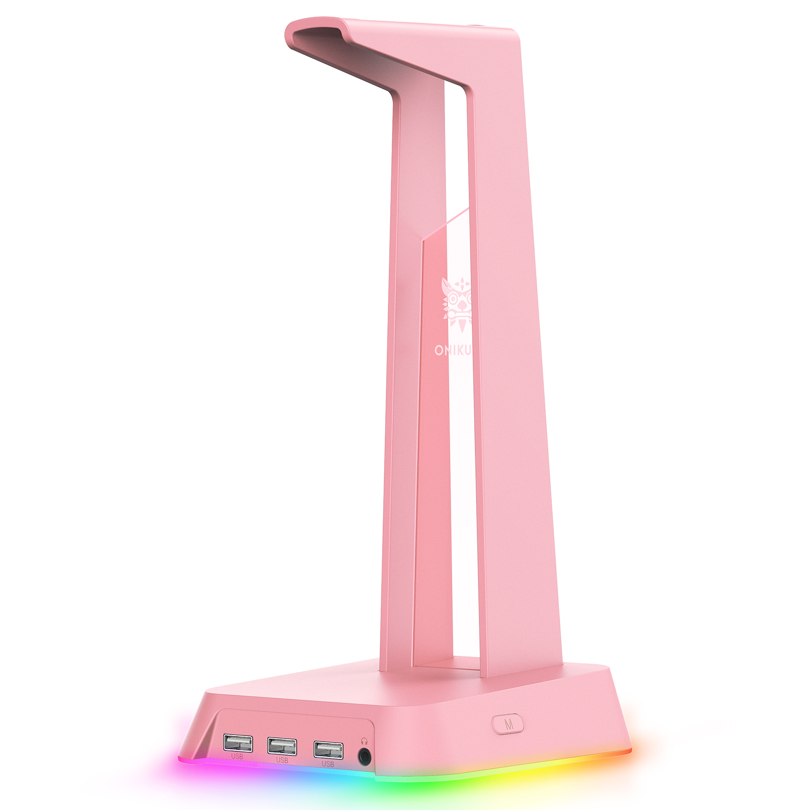 Combo Onikuma Gaming 6 (Tai nghe Không Dây B90 Pink + Chuột CW905 wireless 2.4G Pink + Giá Đỡ ST-2 Pink) - Hàng Chính Hãng