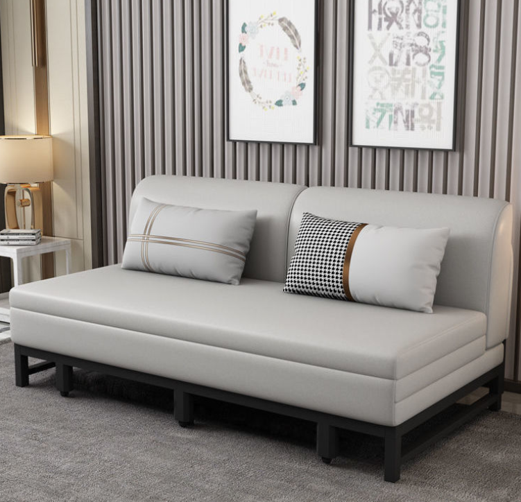 Sofa giường đa năng khung sắt không tay hộc kéo HGK-05 ngăn chứa đồ tiện dụng Tundo KT 1m8