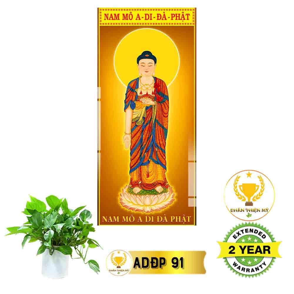Tranh điện Phật A Di Đà_ADD9