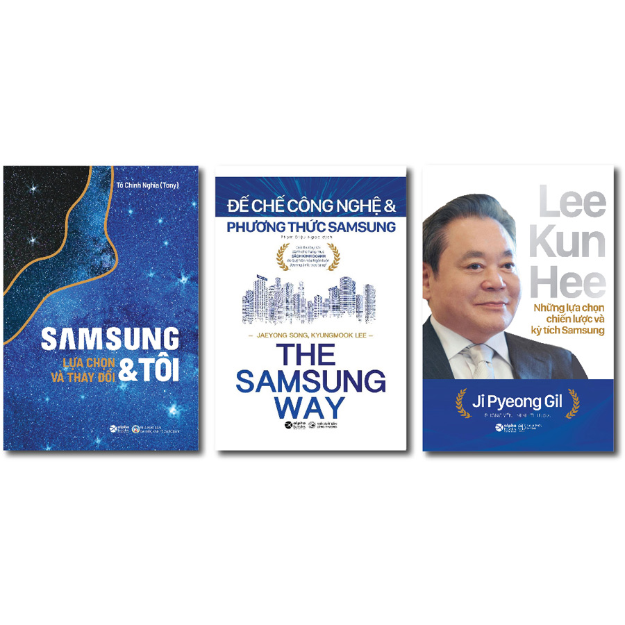 Combo 3 Cuốn: Samsung Và Tôi - Đế Chế Công Nghệ Và Phương Thức Samsung - Lee Kun Hee