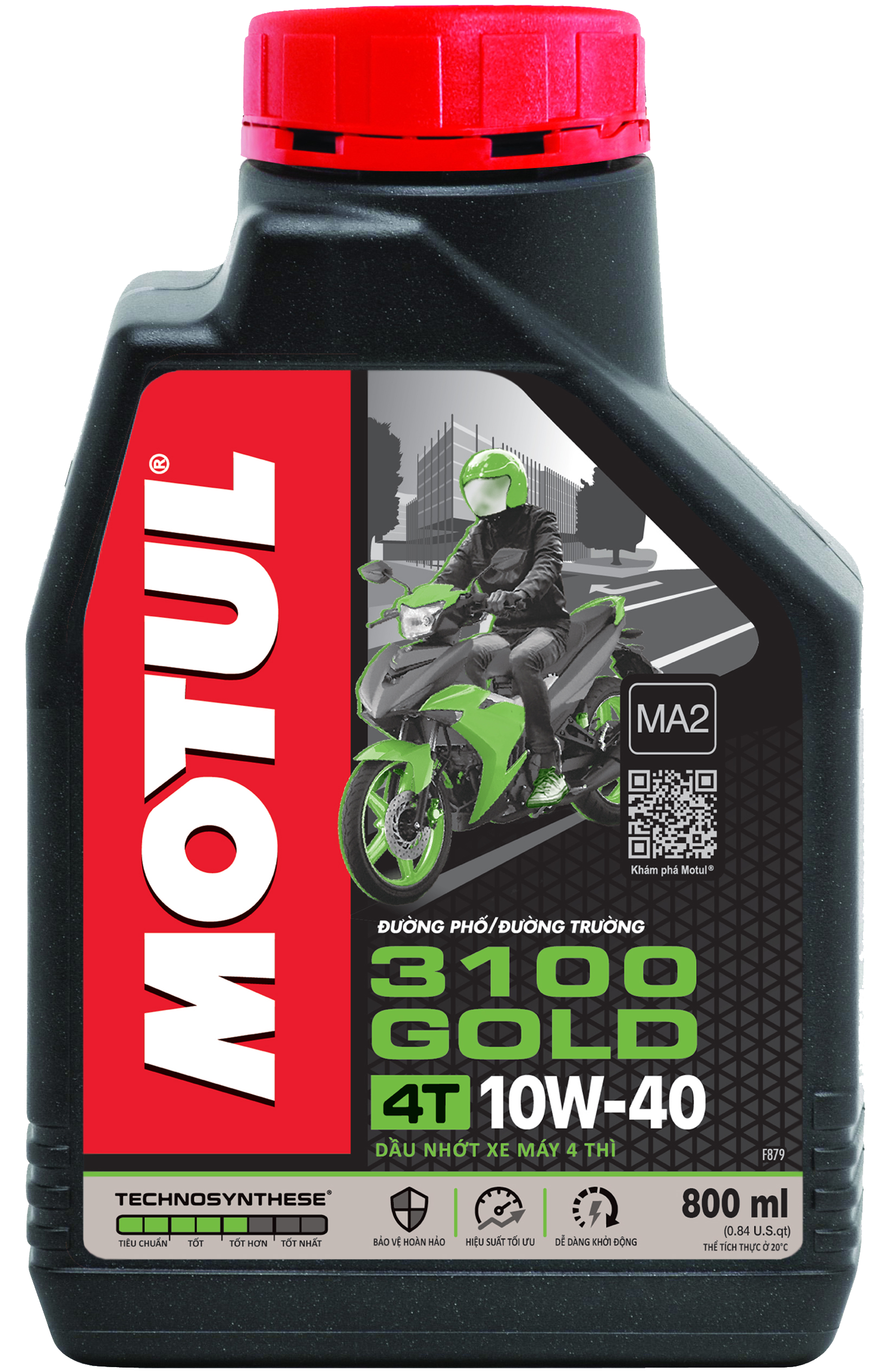 Dầu nhớt xe máy MOTUL 3100 GOLD 4T 10W40