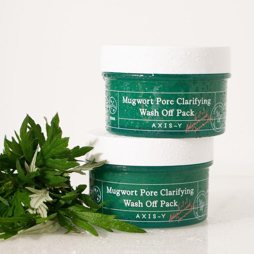 Mặt nạ ngải cứu làm sạch sâu, ngừa mụn Axis-Y Mugwort Pore Clarifying Wash Off Pack Hàn Quốc 100ml