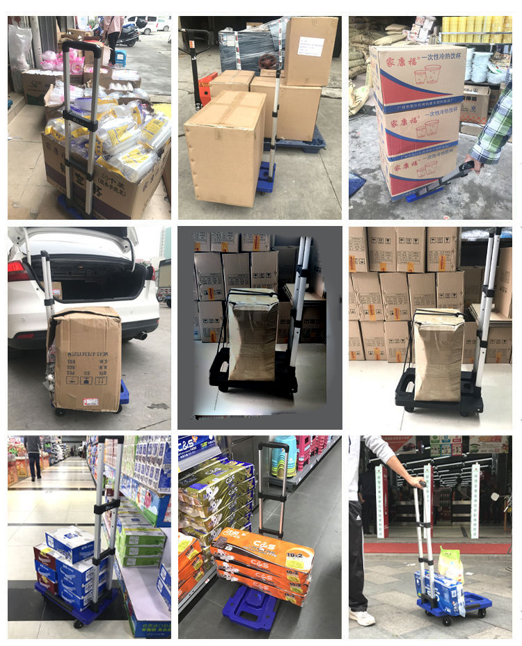 Xe kéo hàng, hành lý gấp gọn du lịch chịu tải 200kg DG-3832
