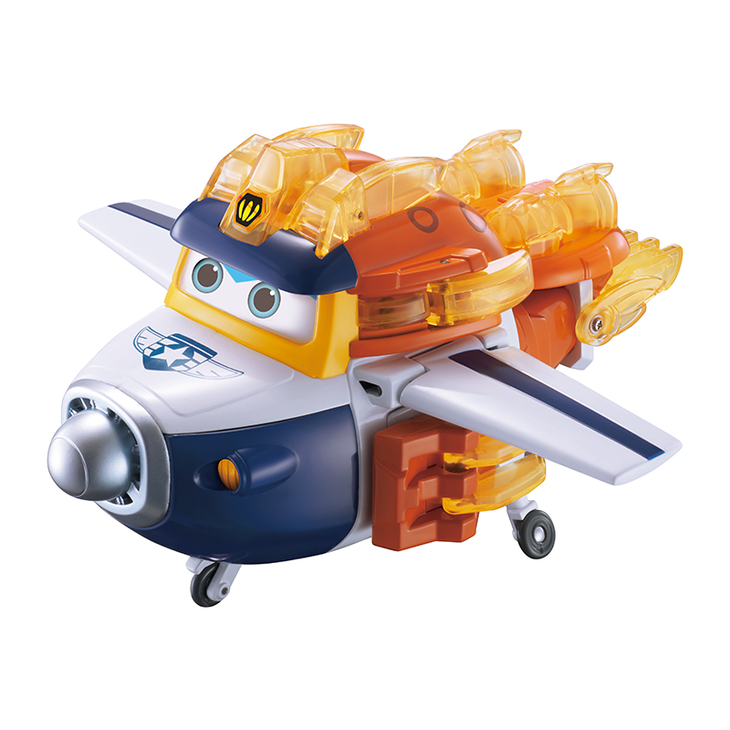 Đồ Chơi SUPER WINGS Robot Biến Hình Siêu Vệ Binh Cảnh Sát Paul Có Đèn Và Âm Thanh YW760925