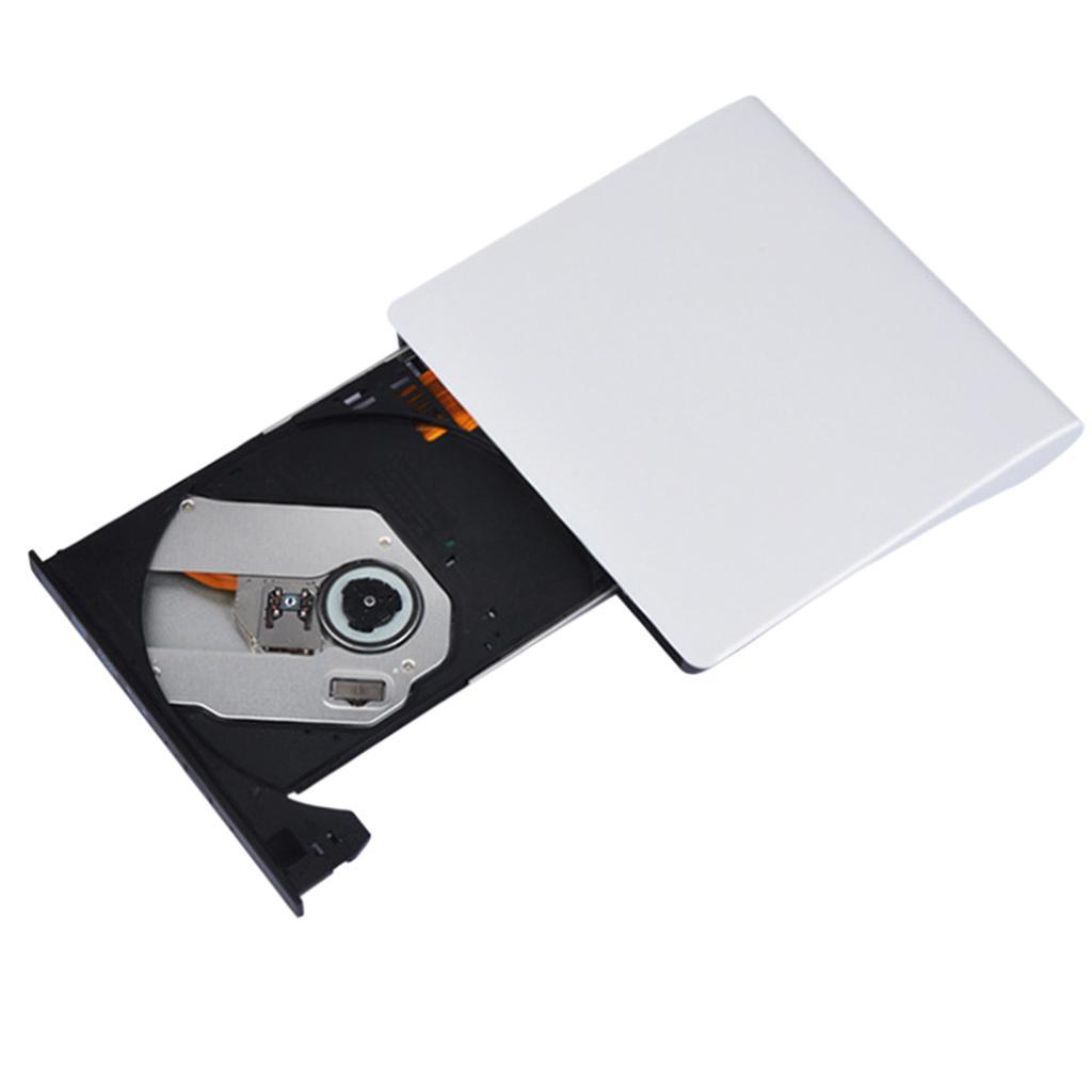 Slim USB3.0 External Mobile DVD CD ROM Drive Reader Player Black