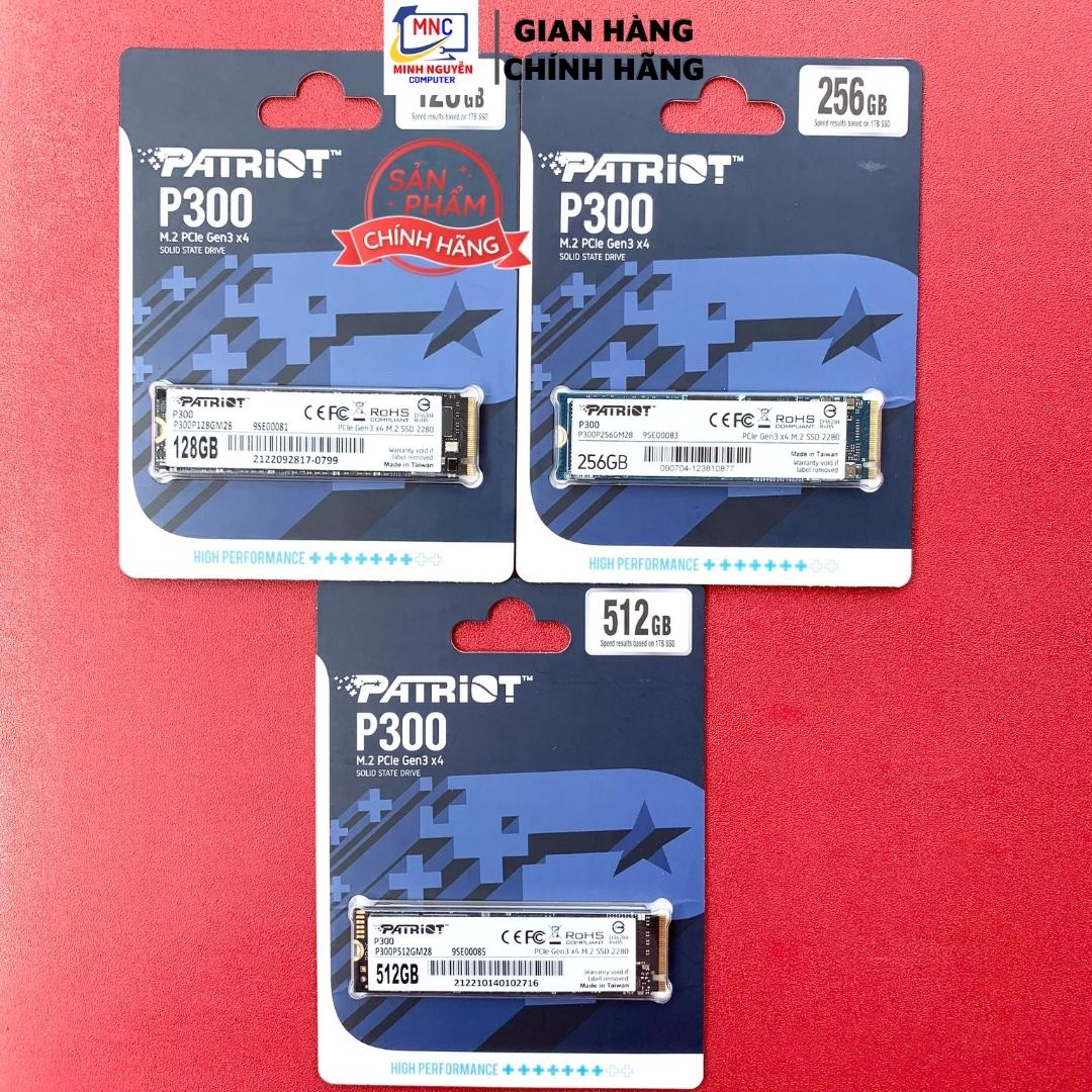 Ổ cứng SSD PATRIOT 256G P300 M.2 2280 NVMe Gen 3x4 - P300P128GM28 - Hàng Chính Hãng