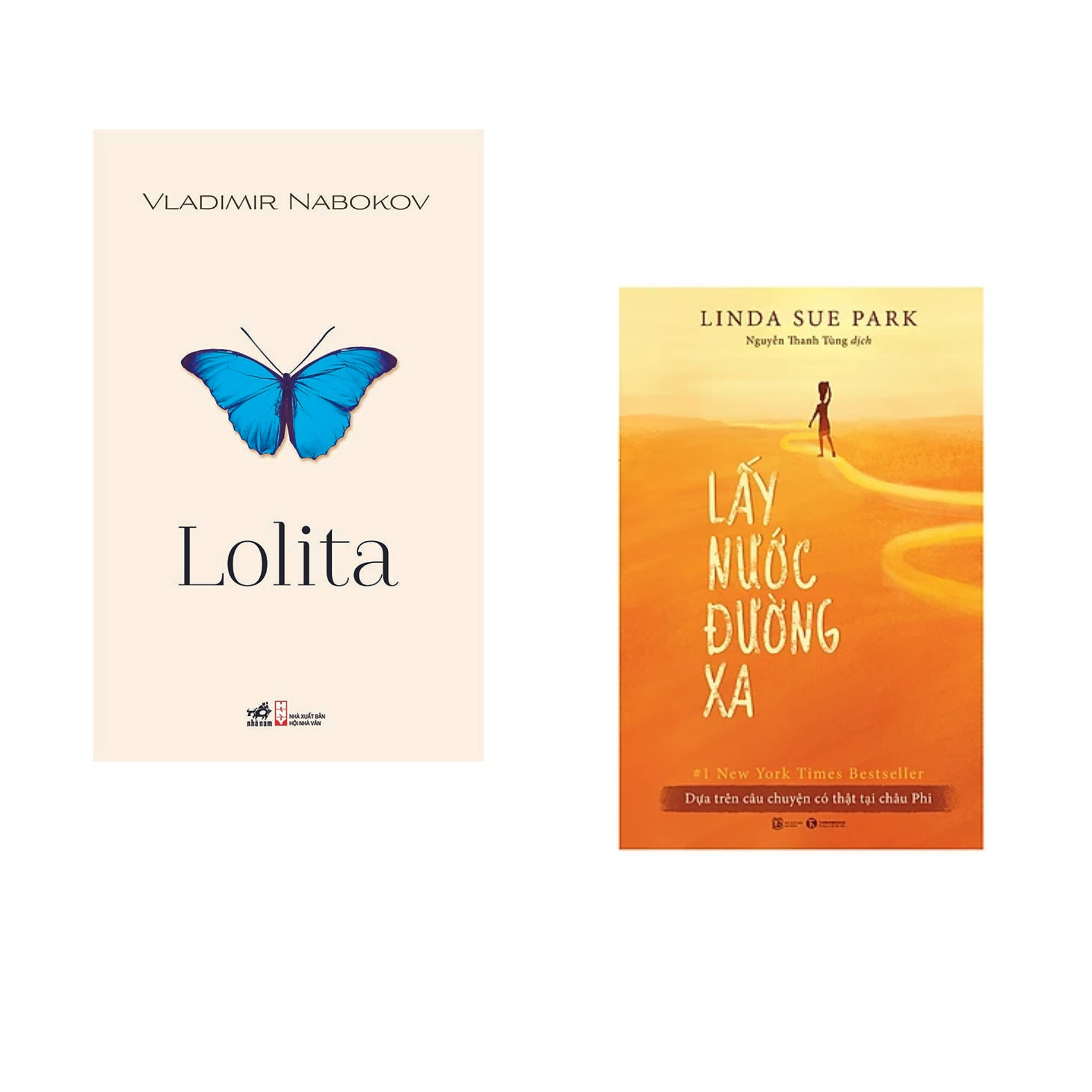 Combo 2 cuốn Tiểu Thuyết Hấp Dẫn:  Lolita + Lấy Nước Đường Xa / Tặng Kèm Bookmark Happy Life