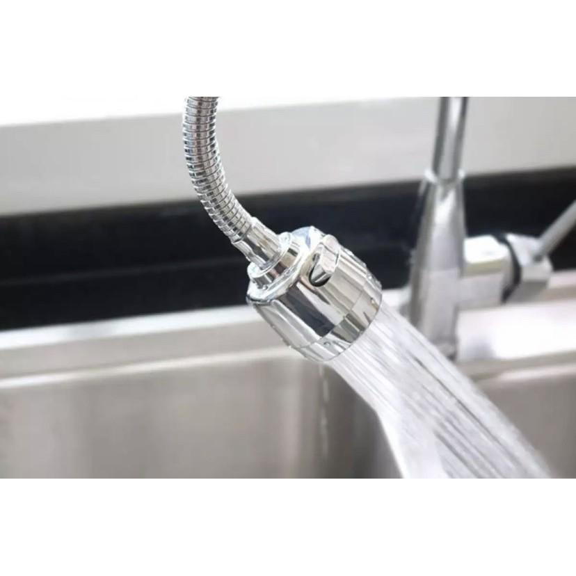 Dây Nối Đầu Vòi Nước Tăng Áp Có Nút Điều Chỉnh Xoay 360 2 chế độ nước chảy dây inox dài.