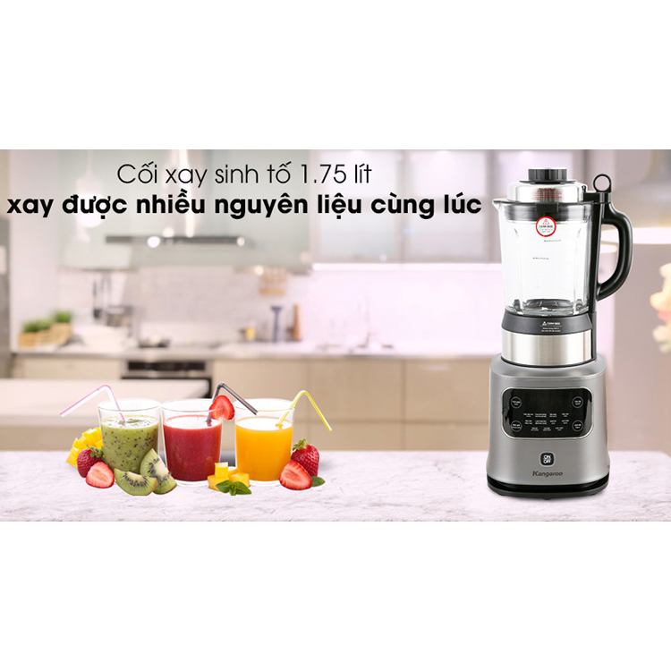 Máy Xay Nấu Đa Năng Kangaroo KG175HB1 (Xay 800W - Nấu 900W) - Hàng Chính Hãng