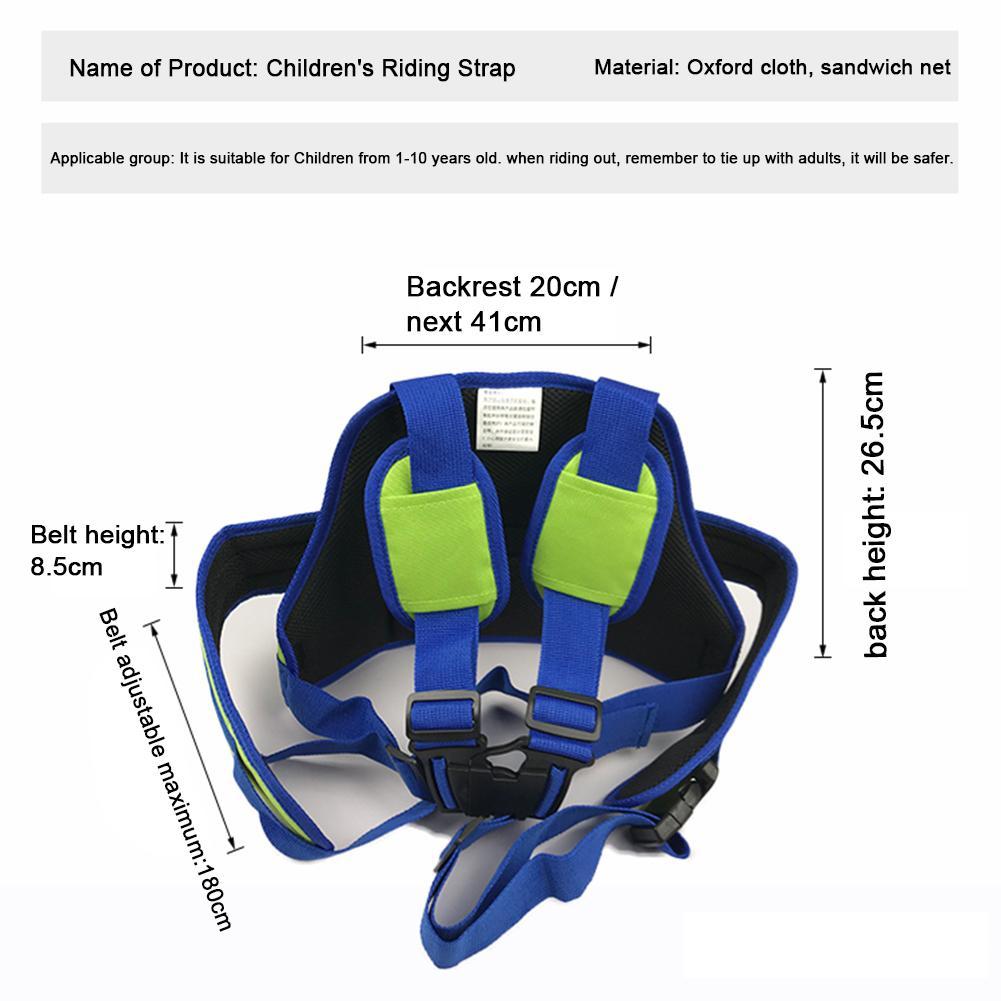Trẻ Em An Toàn Xe Máy Dây Đai Lưng Giữ Tấm Bảo Vệ Phản Ánh Áo Dây Đai Điều Chỉnh Trẻ Em Xe An Toàn Dây Tàu Sân Bay Dây Nịt