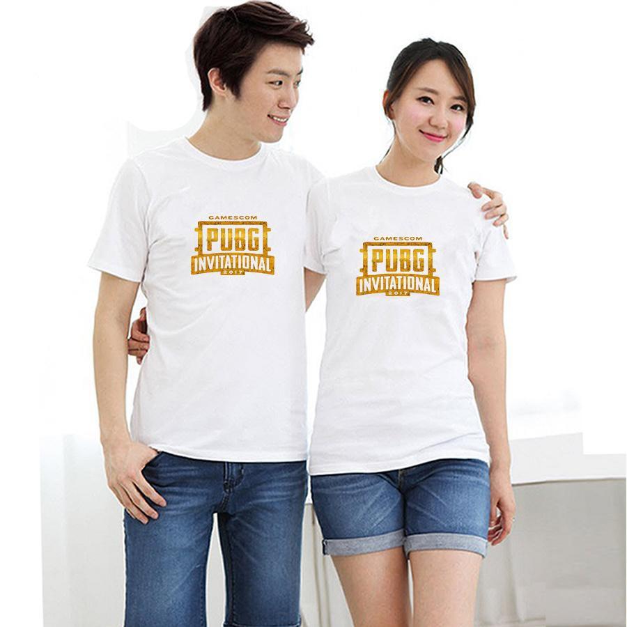 Áo thun cặp đôi in hình PUBG form rộng phong cách hàn quốc