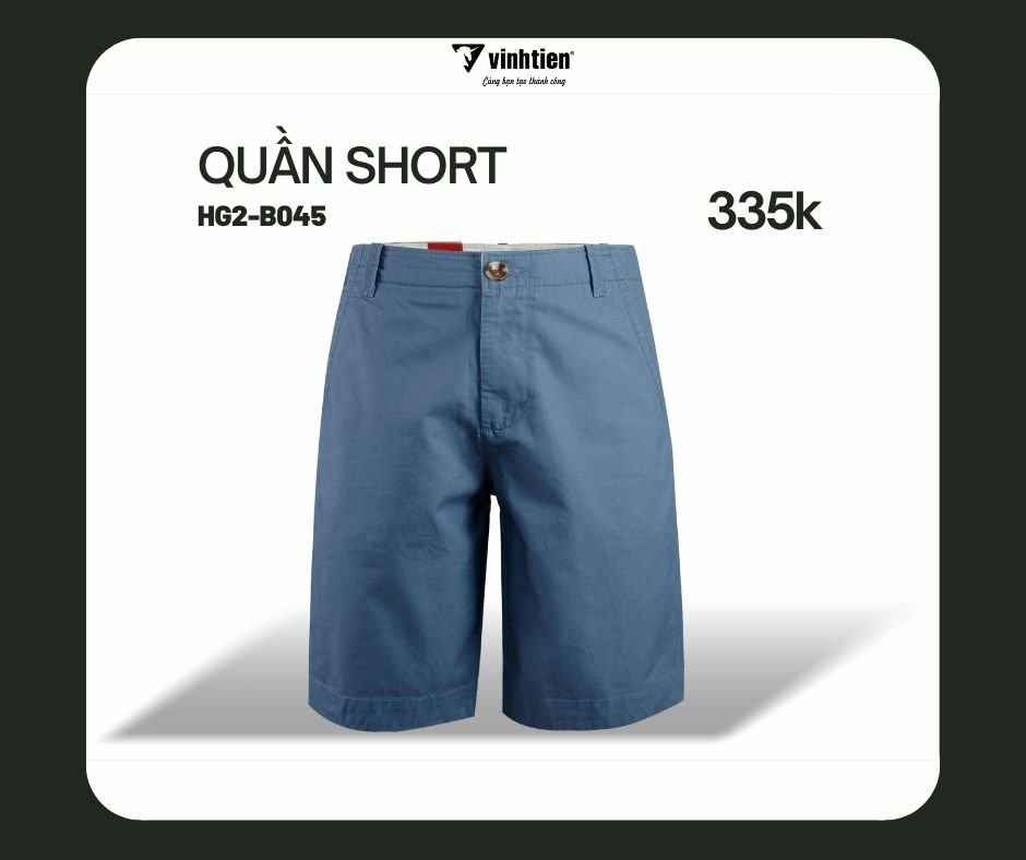 Quần Shorts Classic Vĩnh Tiến 335 - HG2-B045