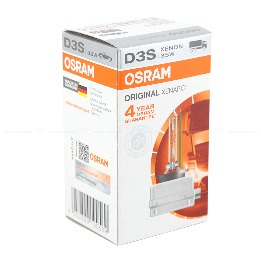 Bóng Đèn Xenon OSRAM Original D3S 66340 12V 35W