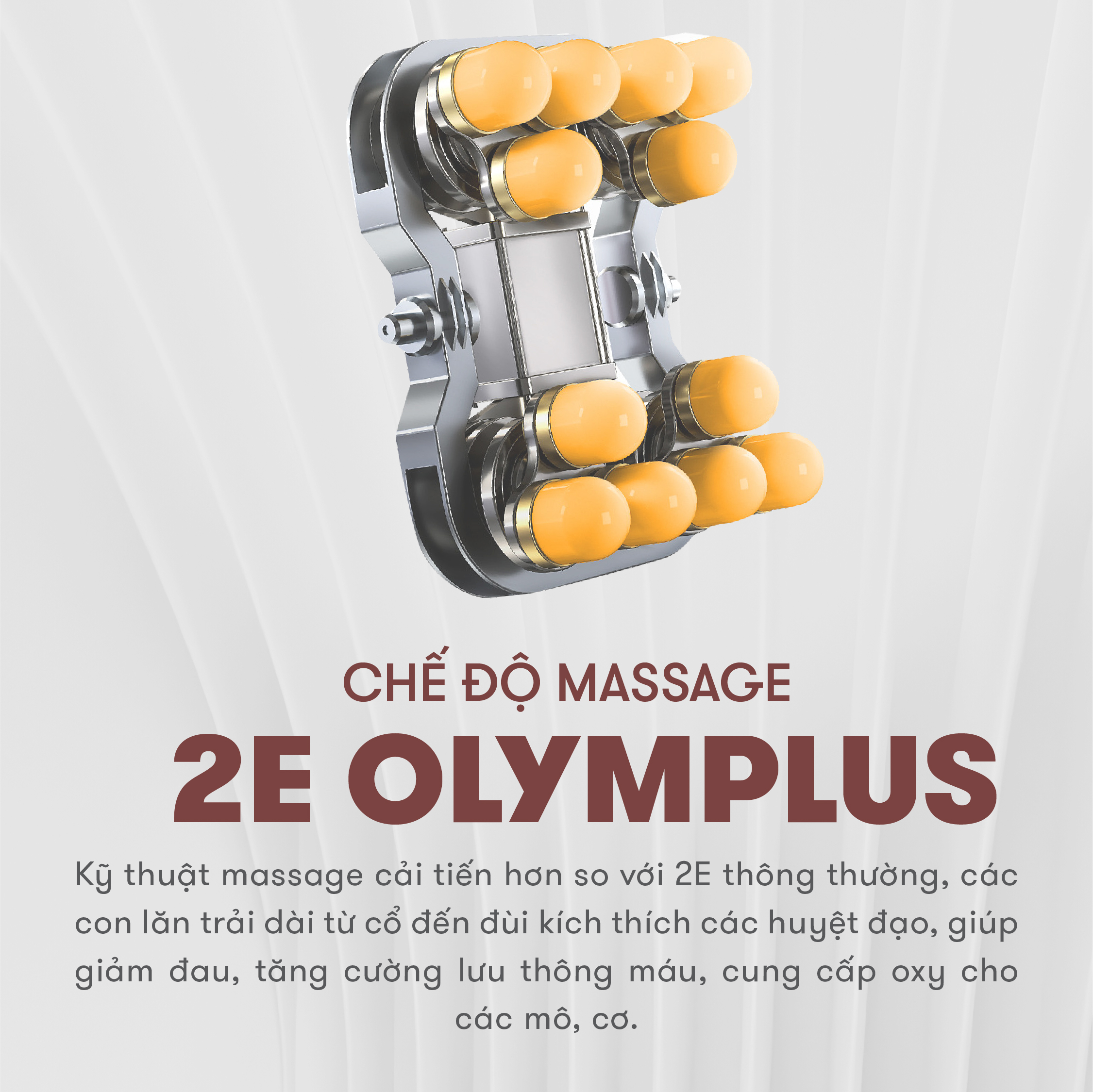 Ghế Massage ELIP D5 New - Công nghệ 2E Olymplus, 12 Bài Massage Tự Động, Day Ấn Huyệt Bàn Chân