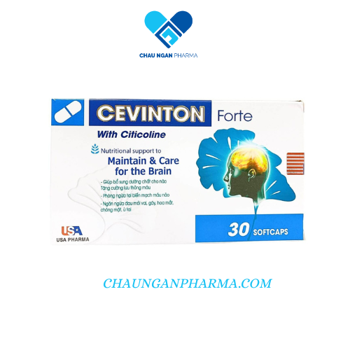 Hoạt huyết dưỡng não CEVINTON hộp 30 viên