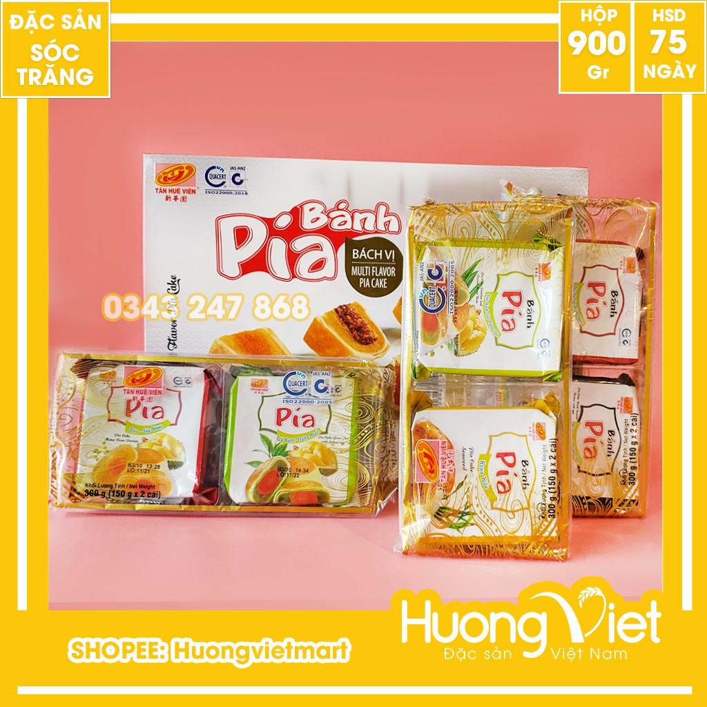 Hộp quà tết bánh Pía Thượng Hạng 6 vị Tân Huê Viên, bánh pía Bách Vị gồm 6 loại khác nhau