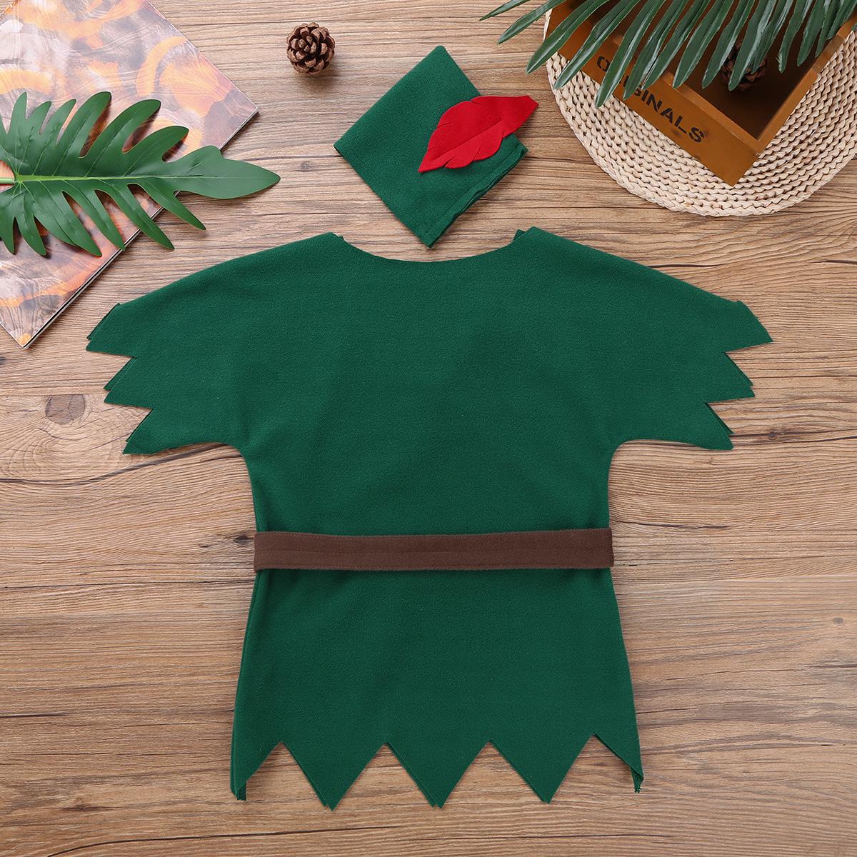 Trẻ Em Bé Trai Phối Trang Phục Áo Thun Có Nón Dây Halloween Chirstmas Cosplay Bé Trai Cho Lạ Mắt Carnival Vai Trò Chơi Quần Áo