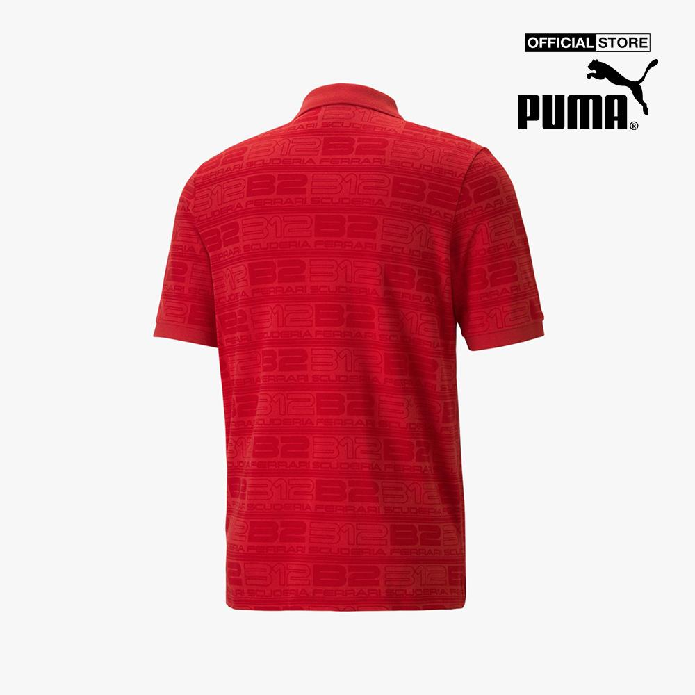 PUMA - Áo polo nam tay ngắn Scuderia Ferrari Race Graphic Printed Motorsport 535844