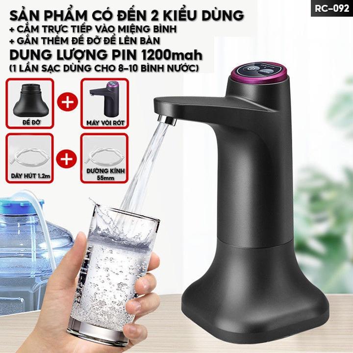 Vòi Bơm Rót Nước Tự Động Để Bàn Máy Rót Nước Lọc Tiện Lợi Đa Năng Cao Cấp Giá Rẻ RC-092