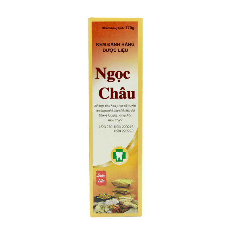 Kem đánh răng dược liệu Ngọc Châu truyền thống 170g