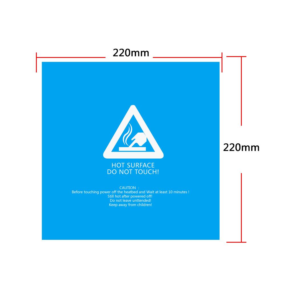 Frosted 3D Printer Build Surface with 3 M Sticker 3D Printer heated Sheet Sticker
