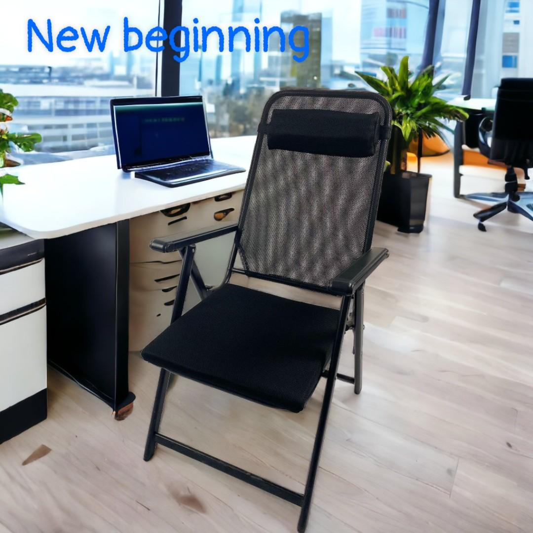New Beginning ghế văn phòng phong cách mới - vừa là ghế làm việc - vừa là giường ngủ trưa. 2 in 1 - office chair and folding bed.
