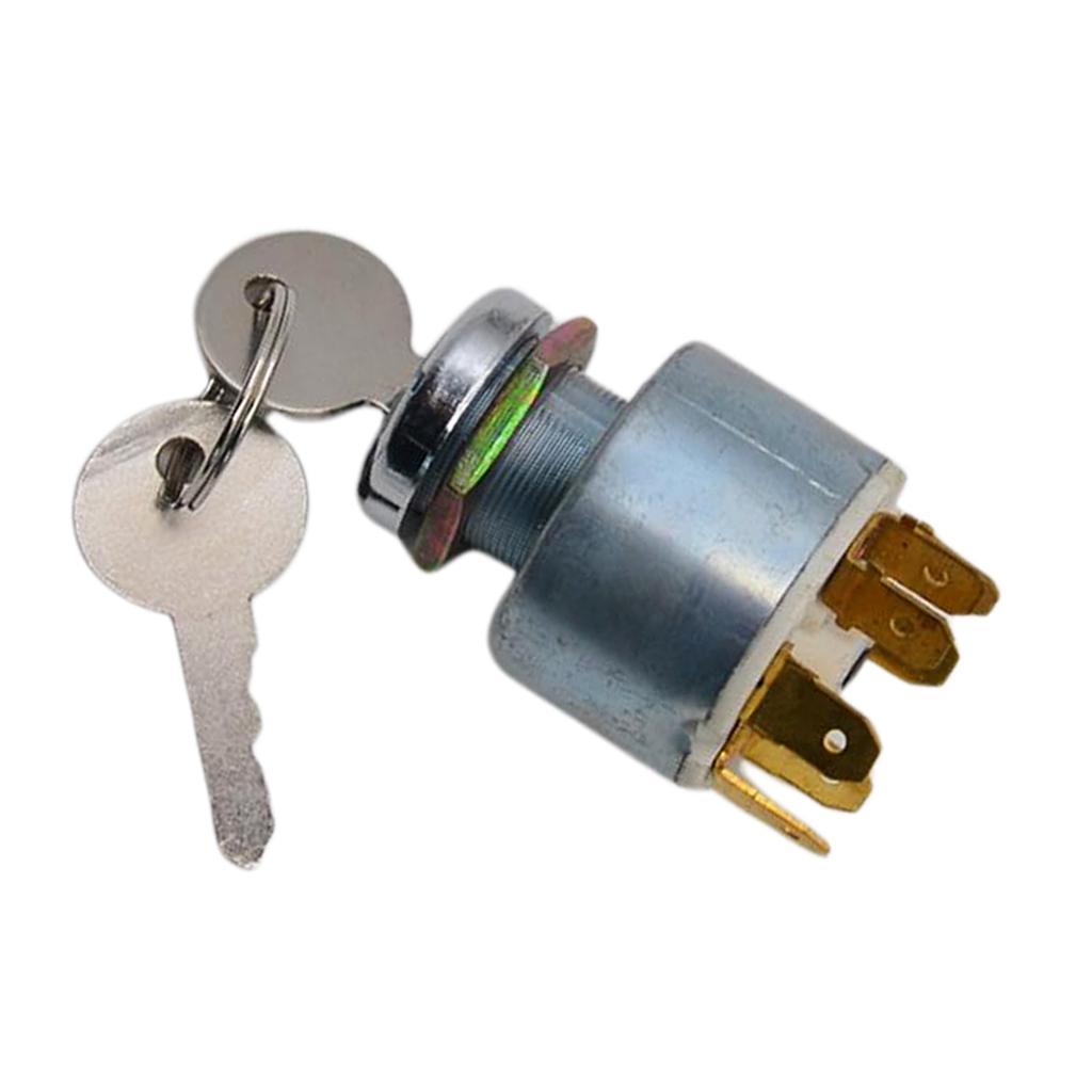 Universal Ignition Barrel Key Switch Waterproof Keys Car   12v
