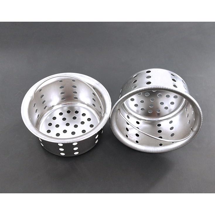 Bộ Giỏ Lọc Rác + Nắp Đậy Bồn Rửa Chén Bằng Inox