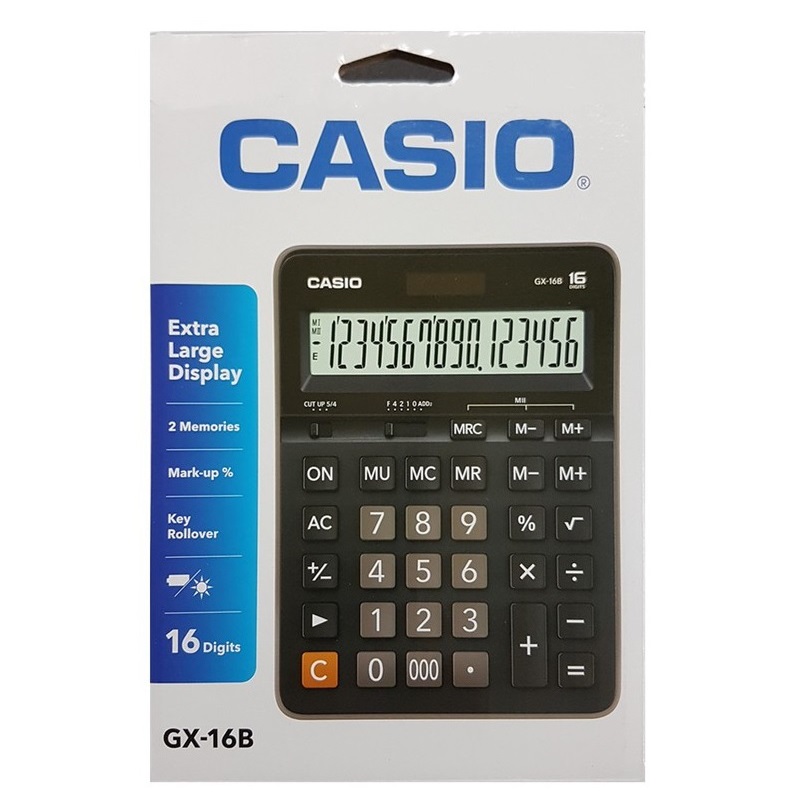 Máy tính Casio GX-16B, Bảo hành 7 năm - Hàng chính hãng Bitex