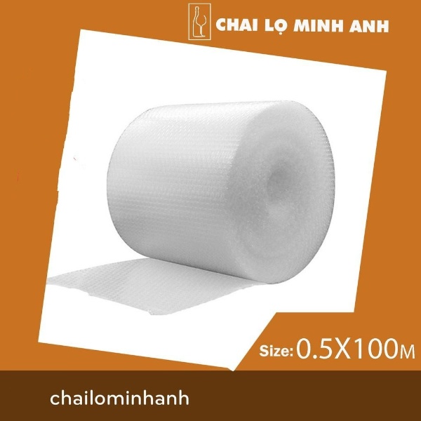 (0.5x100M) XỐP KHÍ BỌC HÀNG - XỐP NỔ BỌC HÀNG - CUỘN XỐP HƠI 50cmx100m