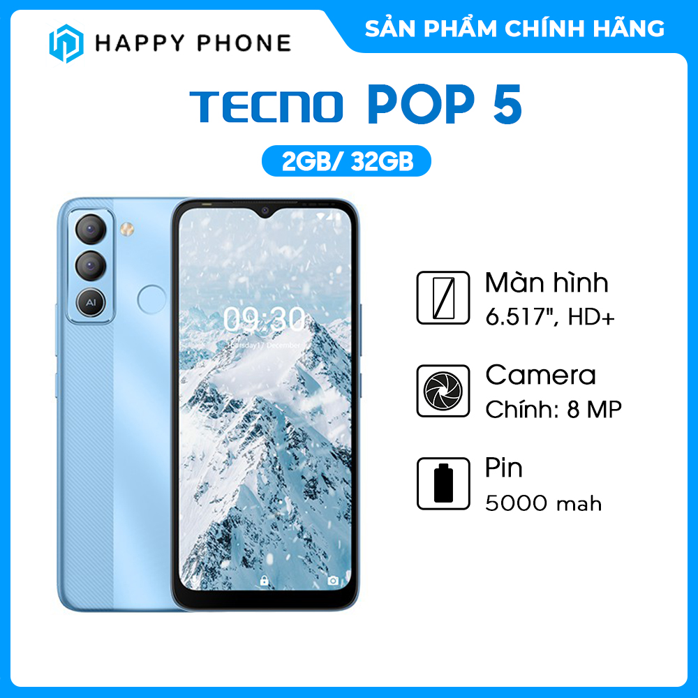 Điện thoại Tecno POP 5 (2GB/32GB) - Hàng chính hãng