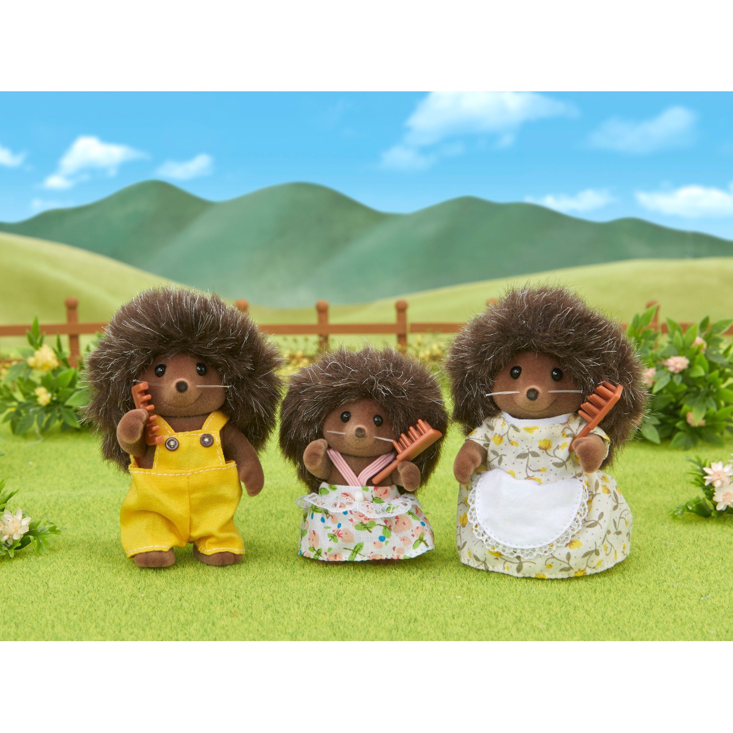 Đồ chơi mô hình Sylvanian Families Gia đình nhím - 3 thành viên