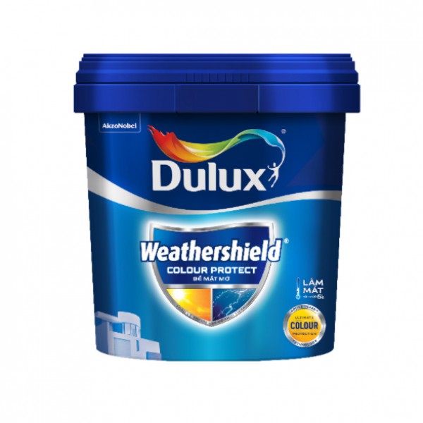 Sơn Ngoại Thất Dulux Weathershield Colour Protect E015 Mờ Với Nước Sơn Chất Lượng Cao, Đẹp Và Lâu Phai (MÀU TRẮNG)