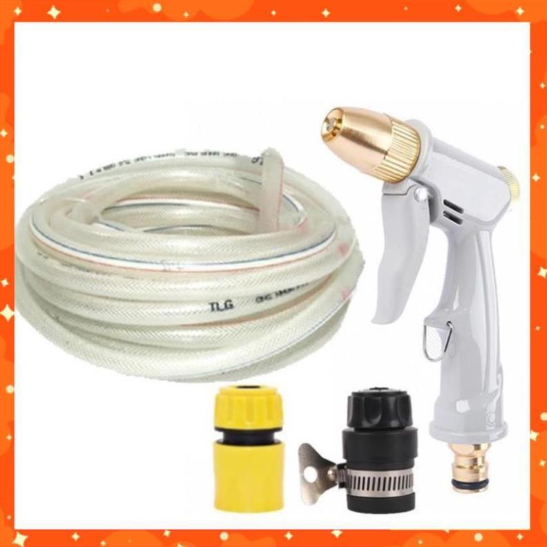 Bộ dây và vòi xịt rửa xe tưới cây tăng áp 15M 206846