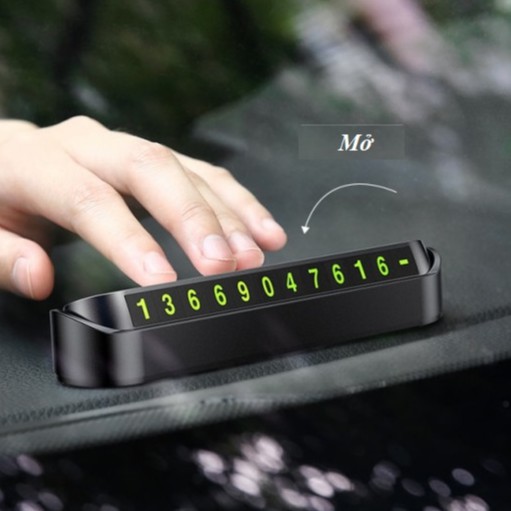Bảng sđt gắn taplo ô tô, xe hơi - Hàng chính hãng