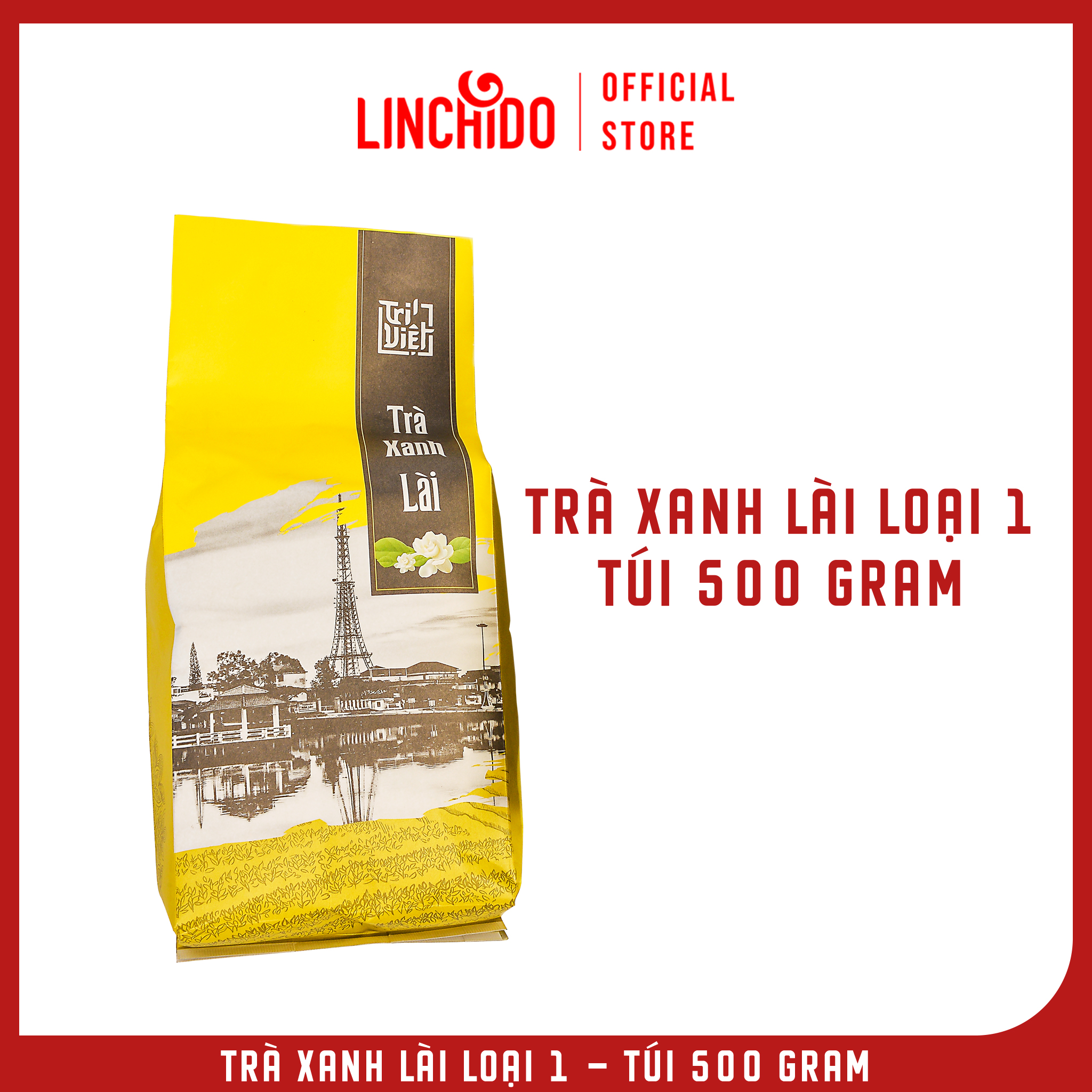TRÀ XANH LÀI 1 - TRÀ PHA CHẾ - TRÀ LÀI THƠM ĐẬM VỊ PHA TRÀ SỮA TRÀ TRÁI CÂY - Túi 500G