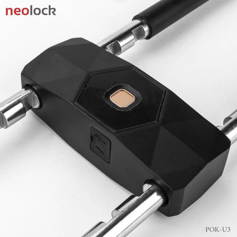 Khoá cửa kính, khoá xe máy thông minh neolock neoPOK-U3