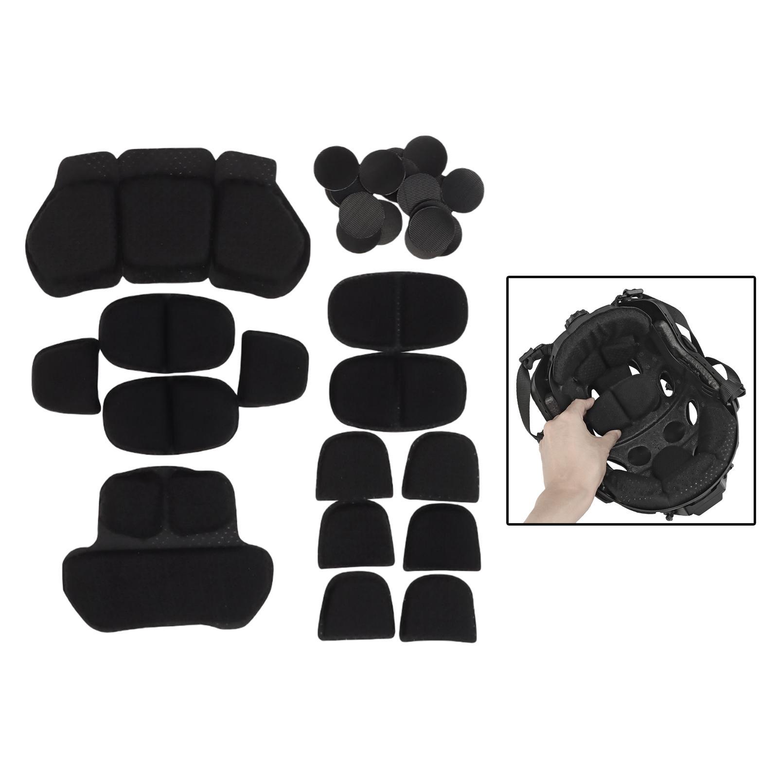 Helmet Padding Helmet Replacement Pads, Soft and Durable Motorcycle Helmet Pads, Replacement Helmet Accessory Foam Pad Set