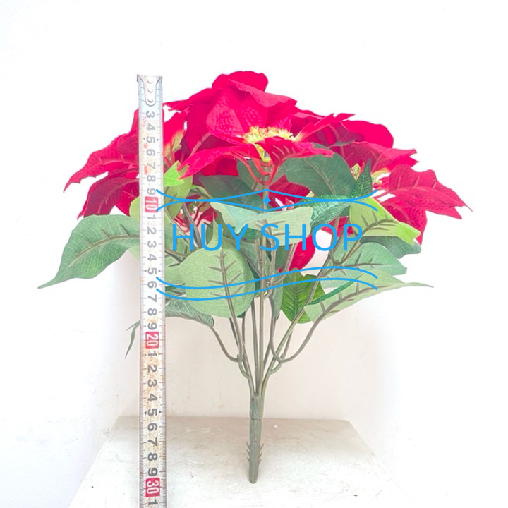 BỤI HOA TRẠNG NGUYÊN VẢI NHUNG CAO CẤP 6 NHÁNH