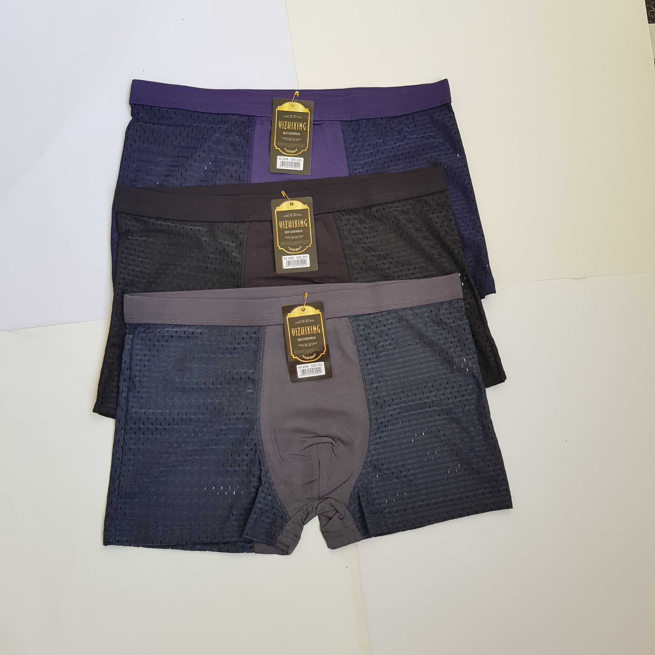 combo 4 chiếc sịp đùi ( boxer) nam thông hơi siêu mát