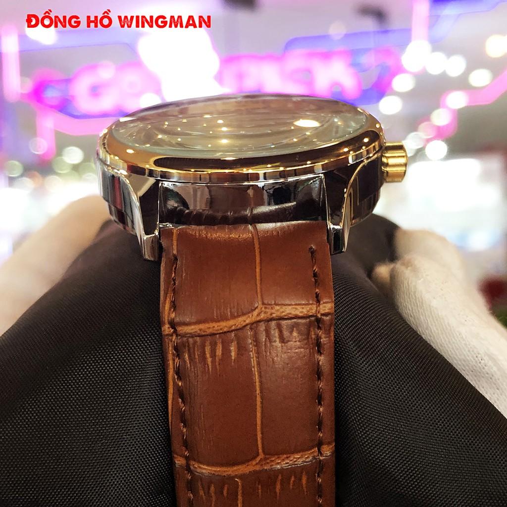 Đồng hồ nam Tevise T820 Automatic, full box và thẻ bảo hành 3 năm, chống xước , chống nước, dây da