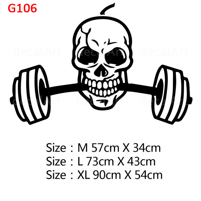 Decal dán tạo động lực trong phòng gym - G106